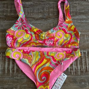 Frankies bikinis never worn with tags ONLY TOP